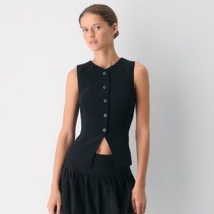 Aritzia Wilfred Regal Vest in Black | 10